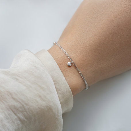Náramek s diamanty Delouise