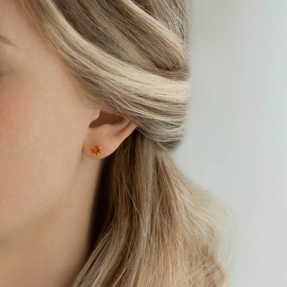 Náušnice s tanzanitem Pindots