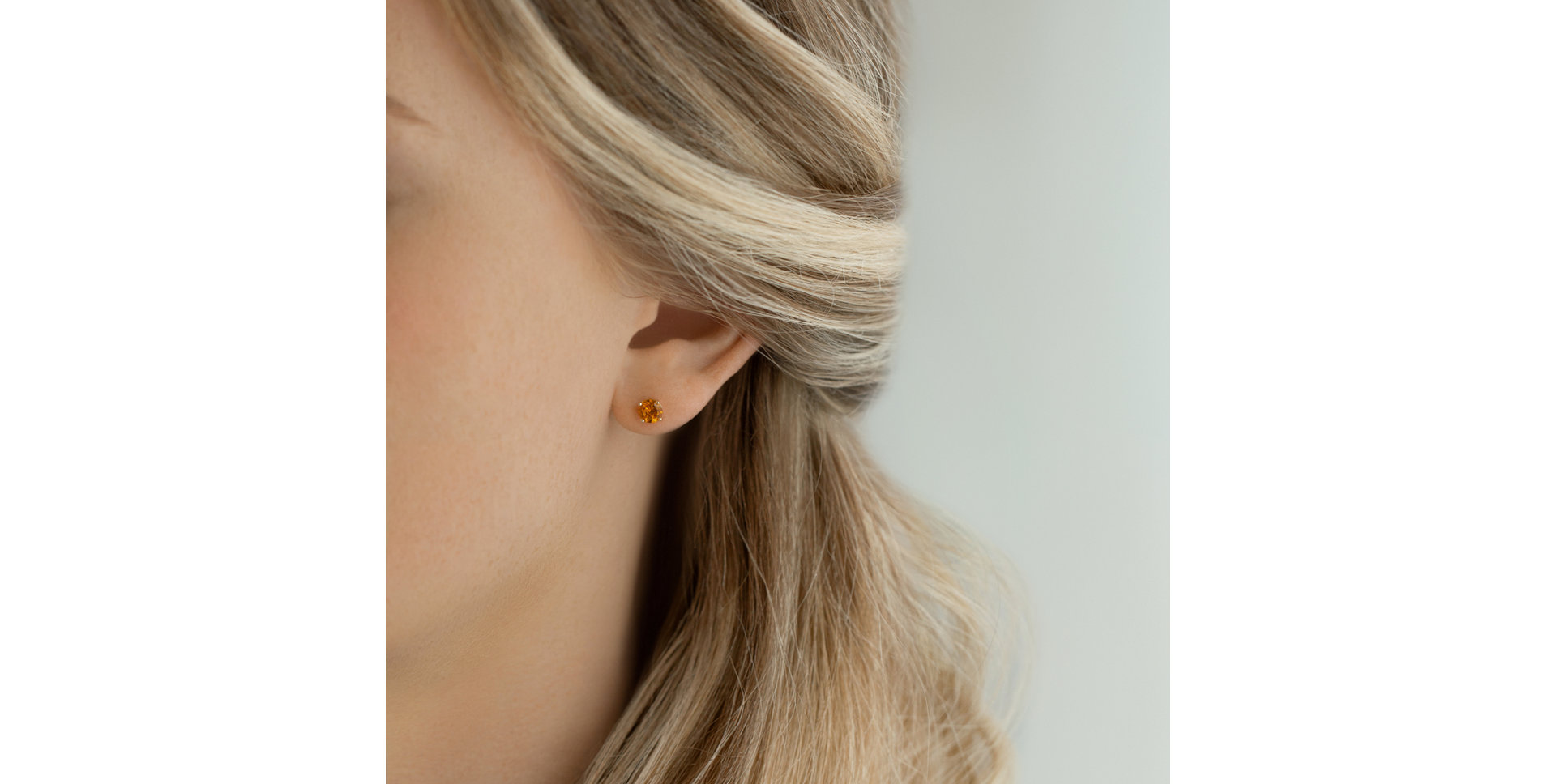 Náušnice s rhodolitem Pindots