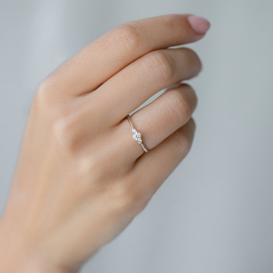 Prsten s diamanty Midnight Serenity