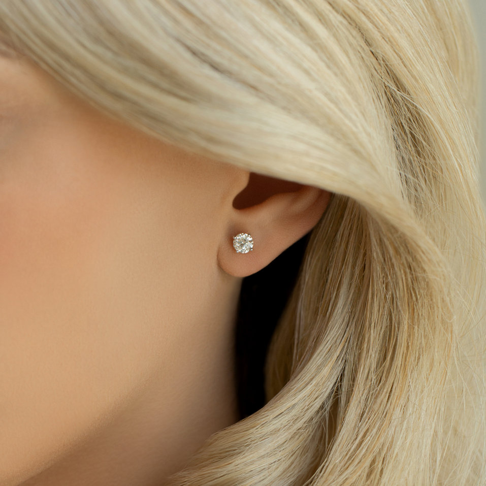 Náušnice s diamantem Gleam