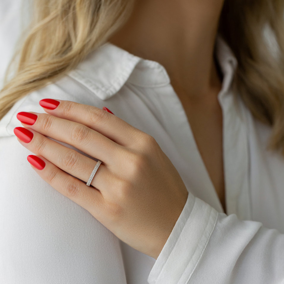 Prsten s diamanty Sparkling Line