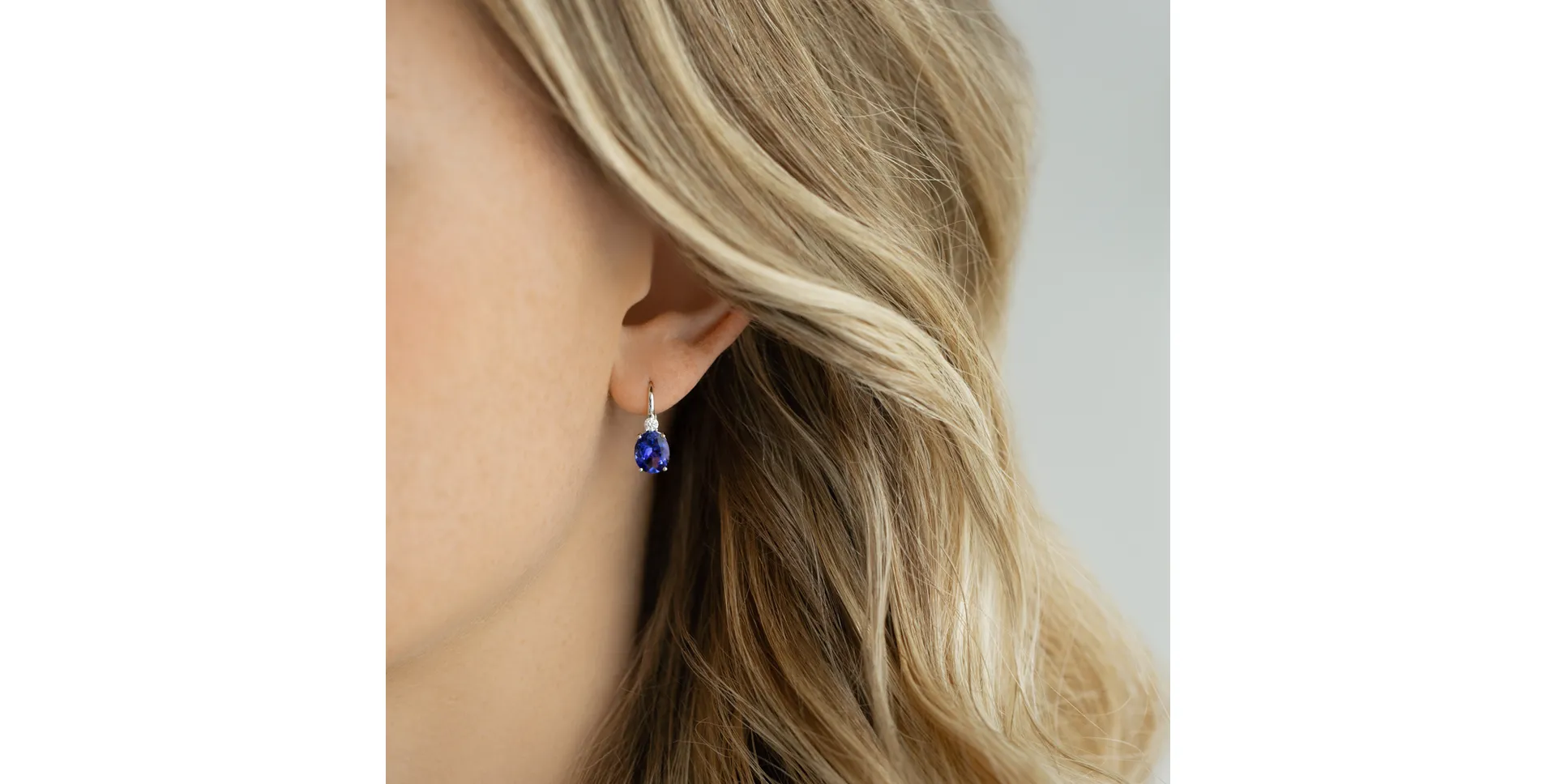 Náušnice s diamantem a citrínem Juliette