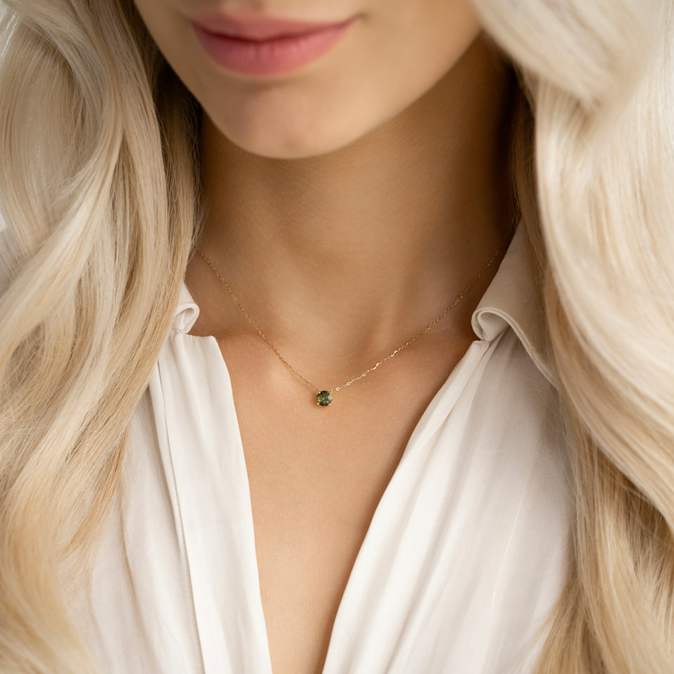 Náhrdelník se smaragdem Nauticalia