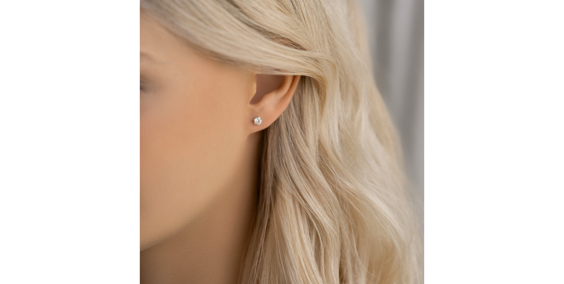 Náušnice s diamantem Vesper Romance