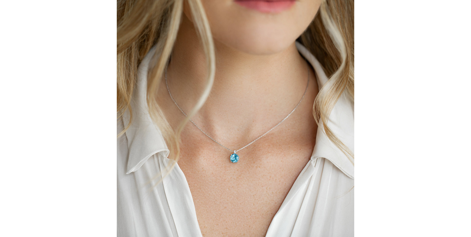 Náhrdelník s diamanty a ametystem Bethy