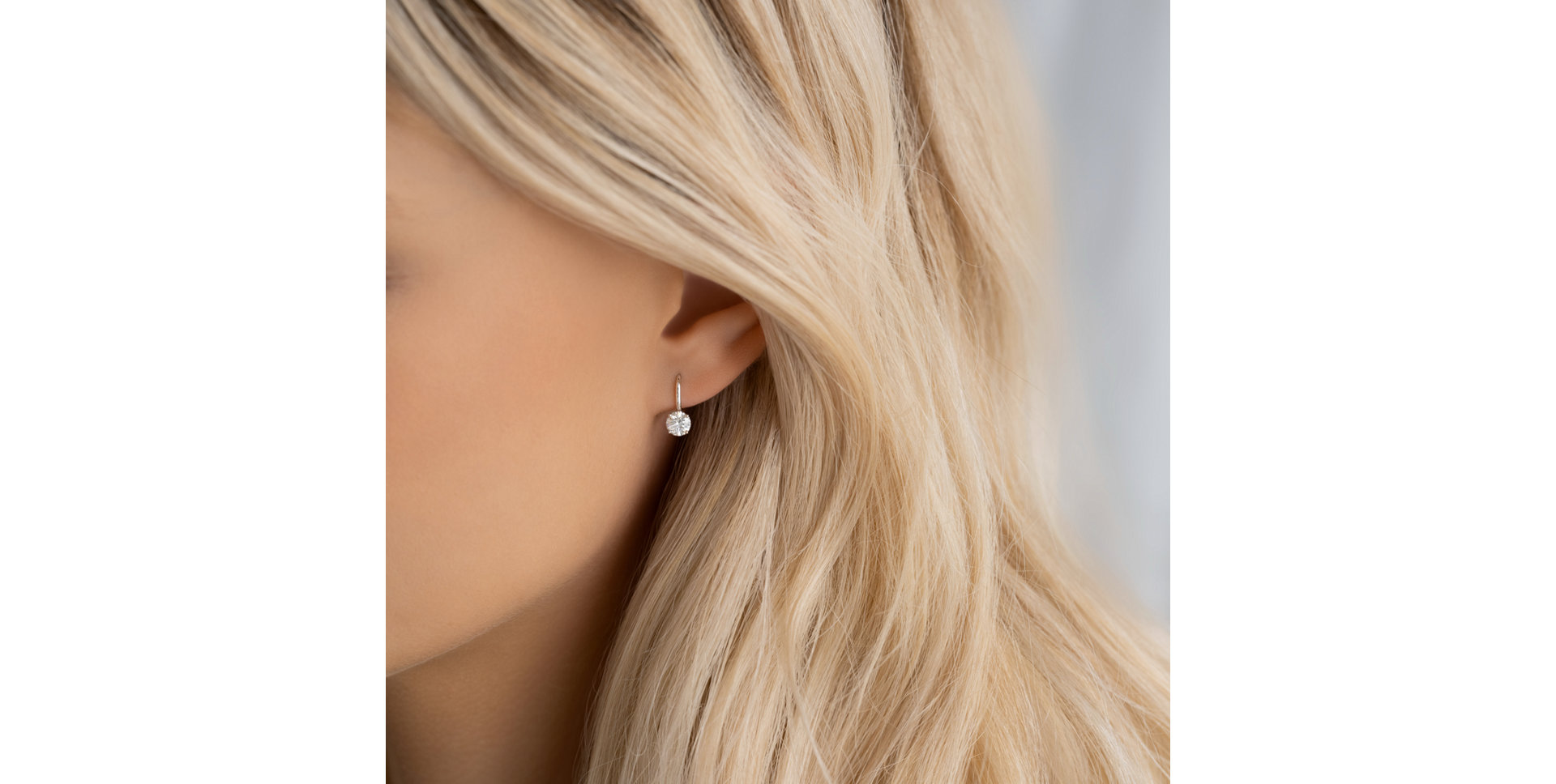 Náušnice s diamantem Gleam