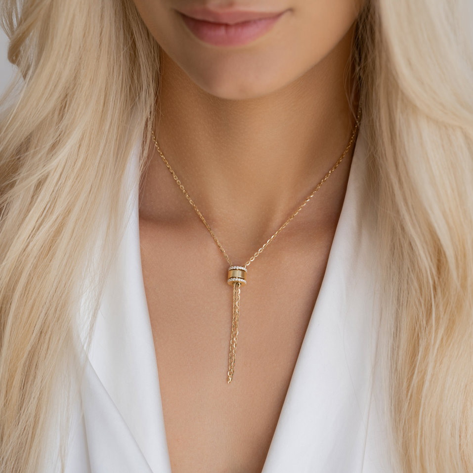 Náhrdelník s diamanty Elin