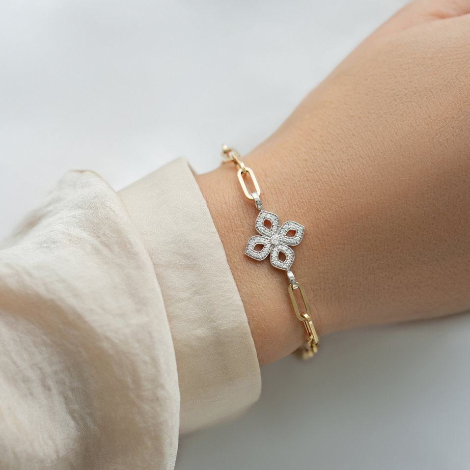 Náramek s diamanty Star of the Orient