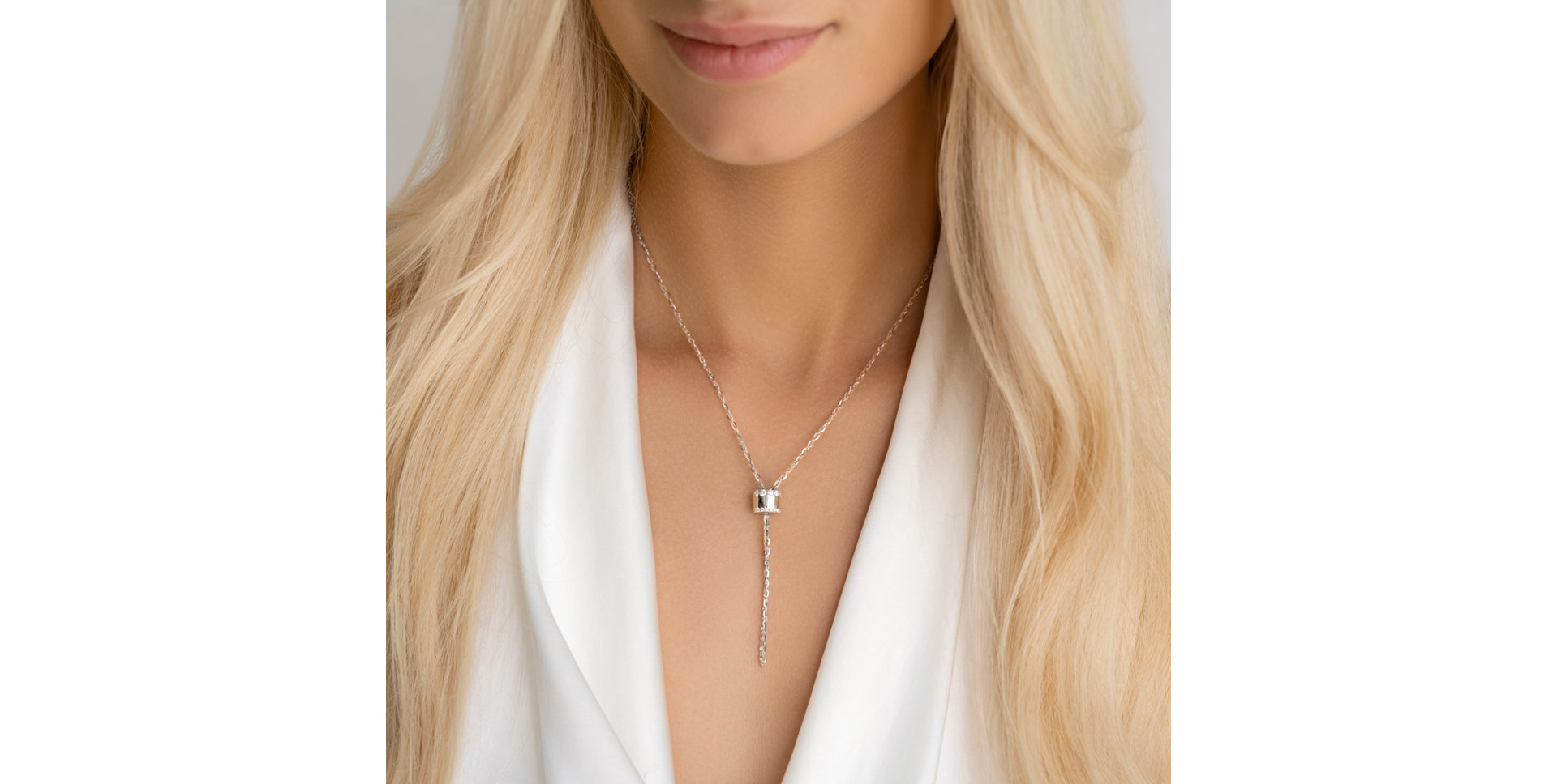 Náhrdelník s diamanty Ebba