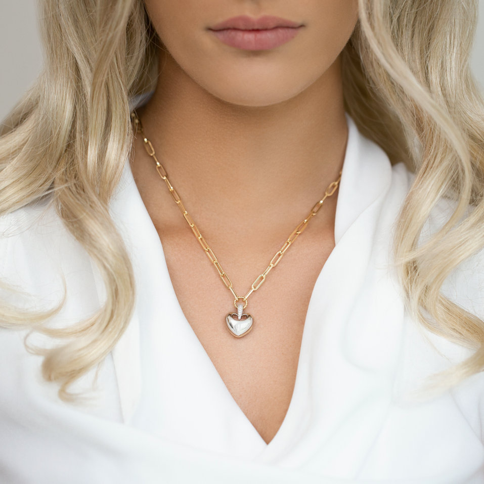 Náhrdelník s diamanty Love Mania