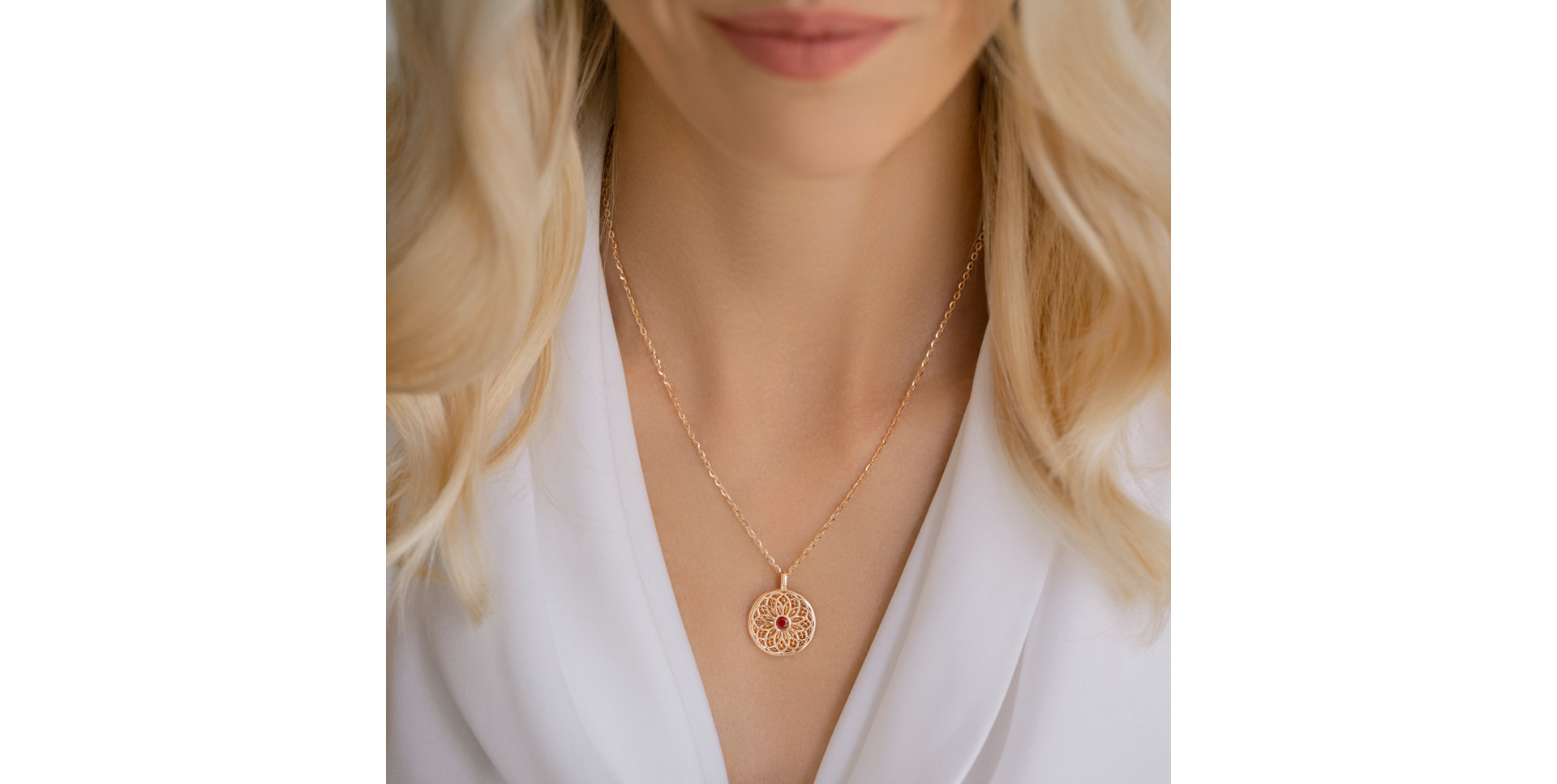 Náhrdelník s tanzanitem Mirelleon