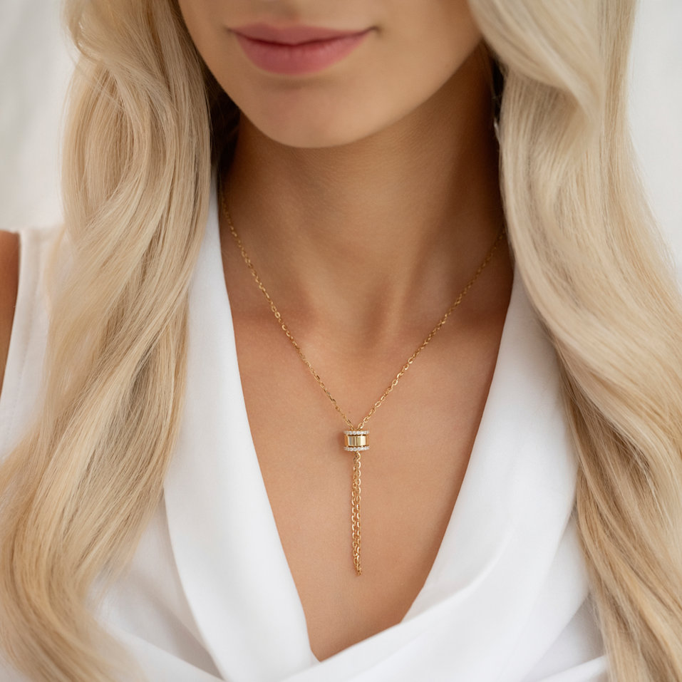 Náhrdelník s diamanty Elin