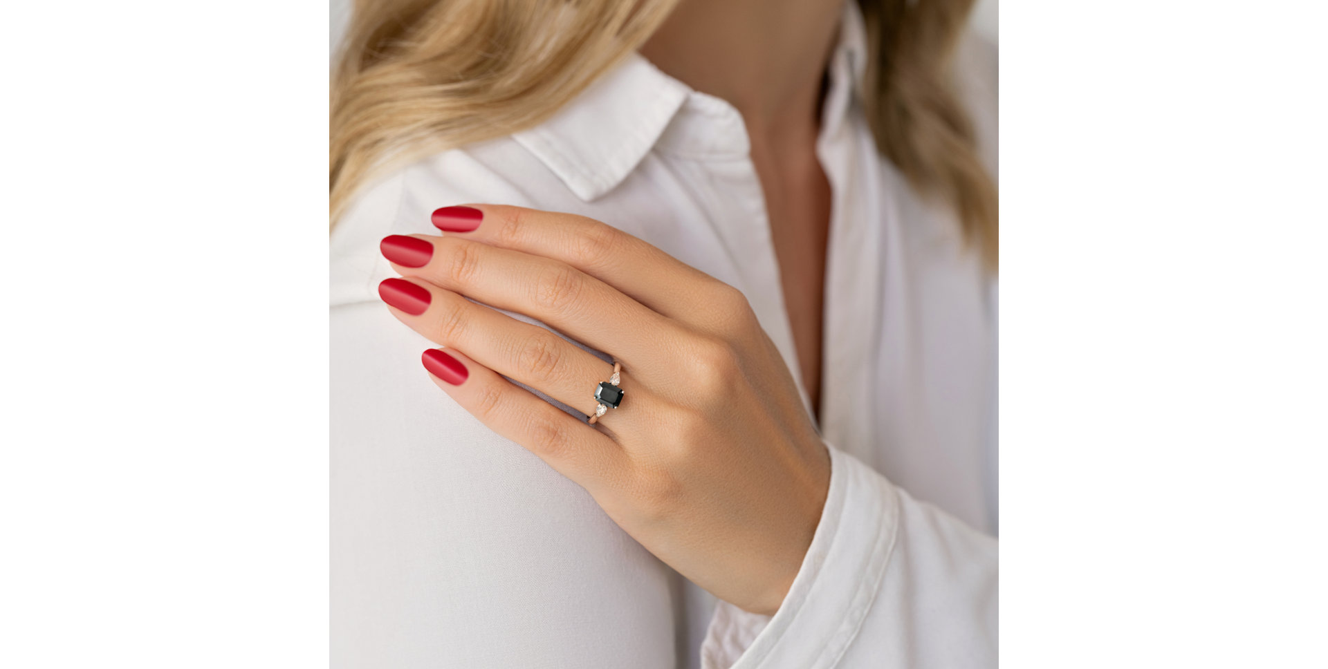 Prsten s diamanty Midnight Cordelia