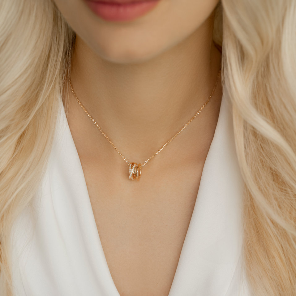 Náhrdelník s diamanty Sven