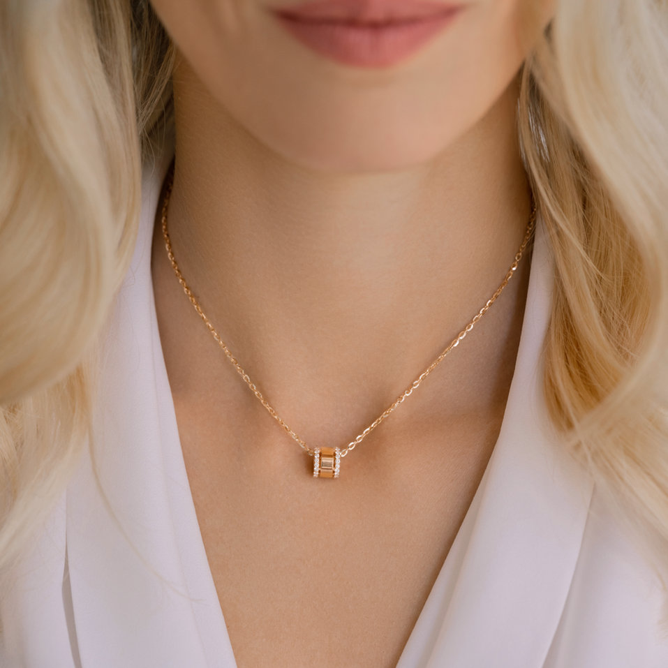 Náhrdelník s diamanty Dewline