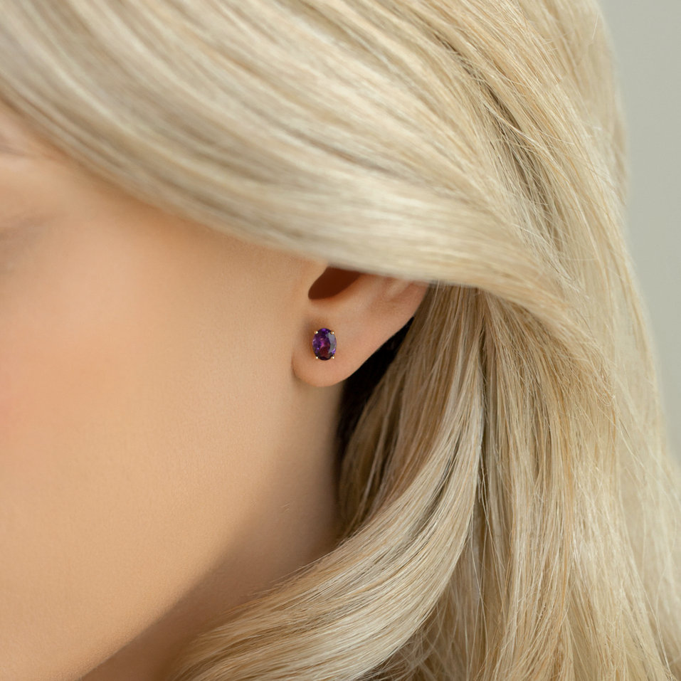 Náušnice s morganitem Mystic Abyss