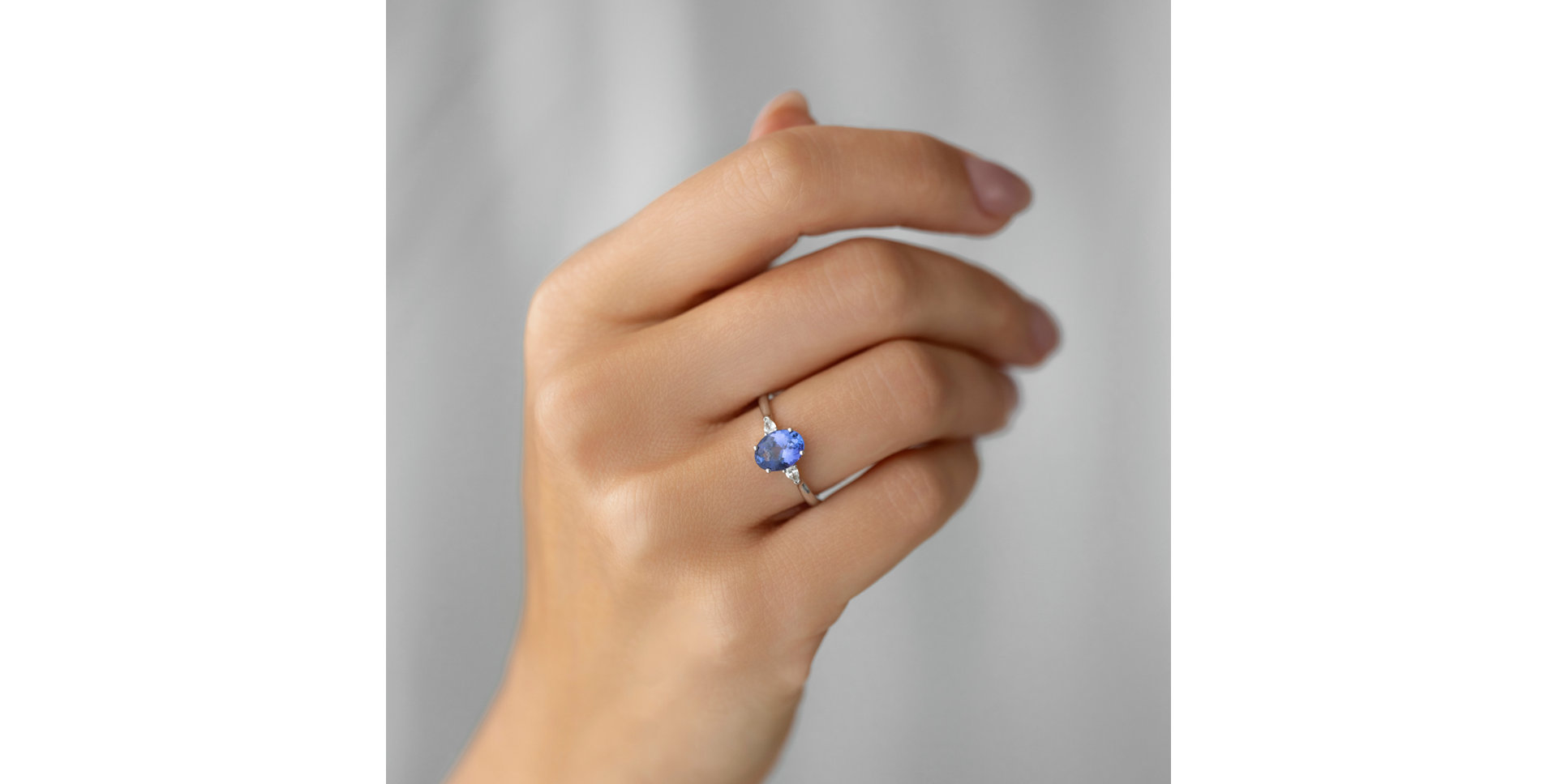 Prsten s diamanty a morganitem Annelise