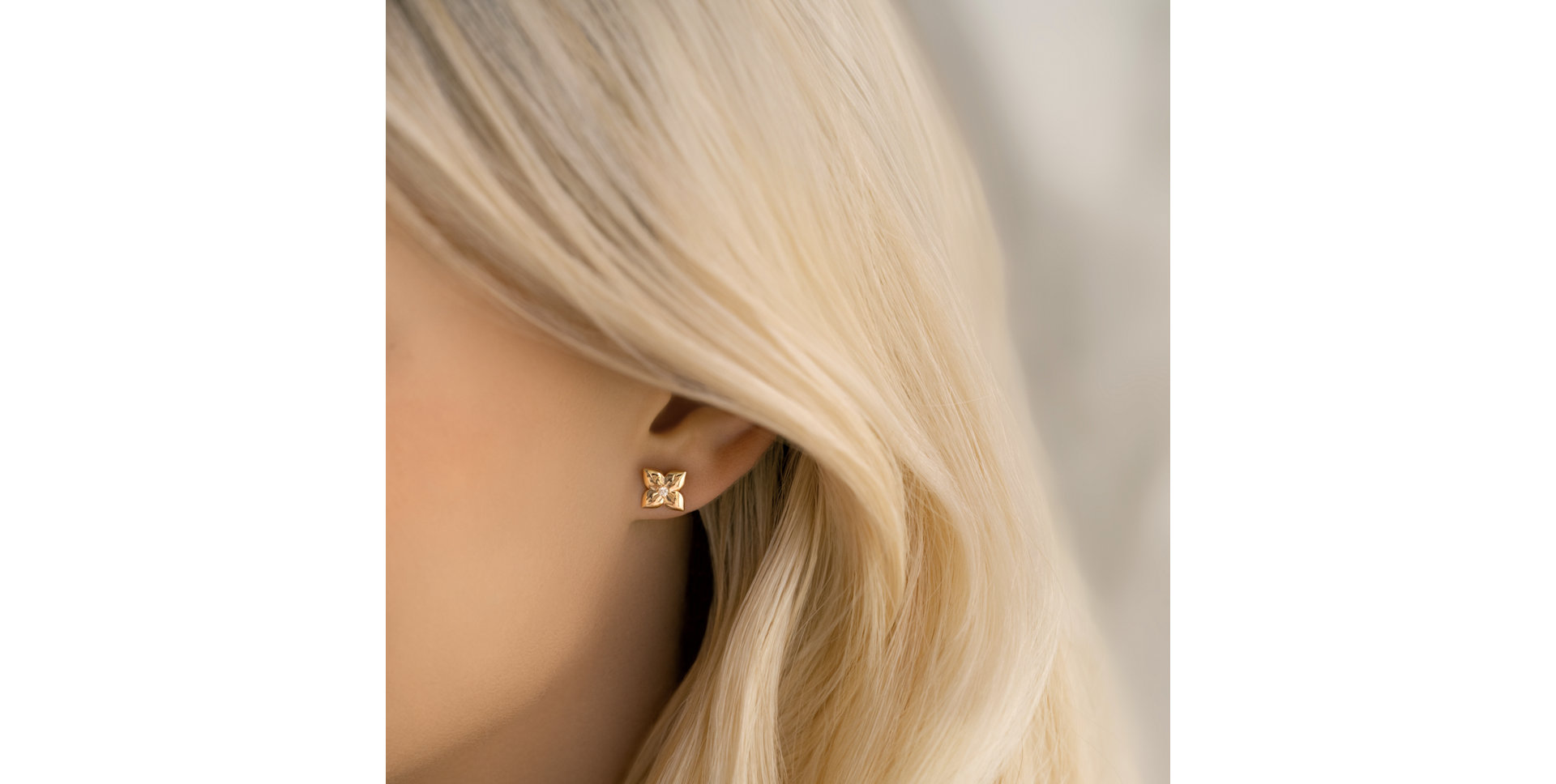 Náušnice s diamantem Lily's Grace