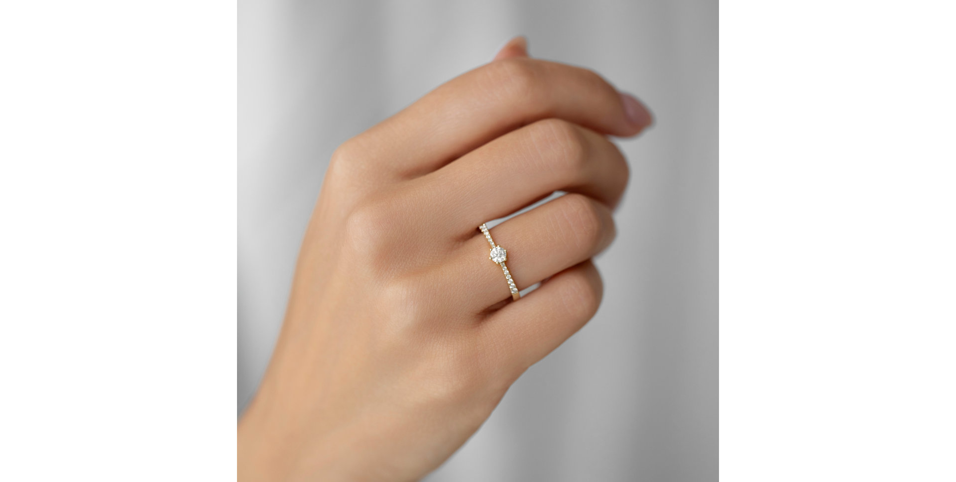 Prsten s diamanty Classic Dew