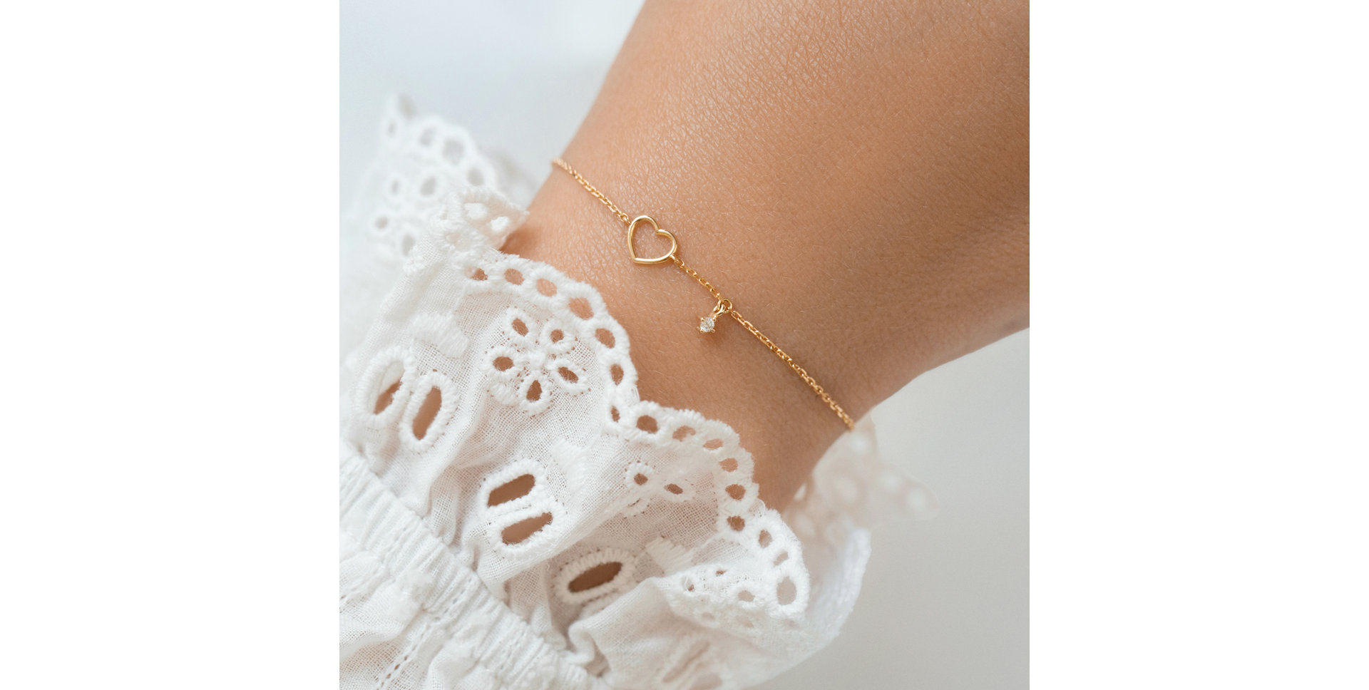 Náramek s diamantem My Love