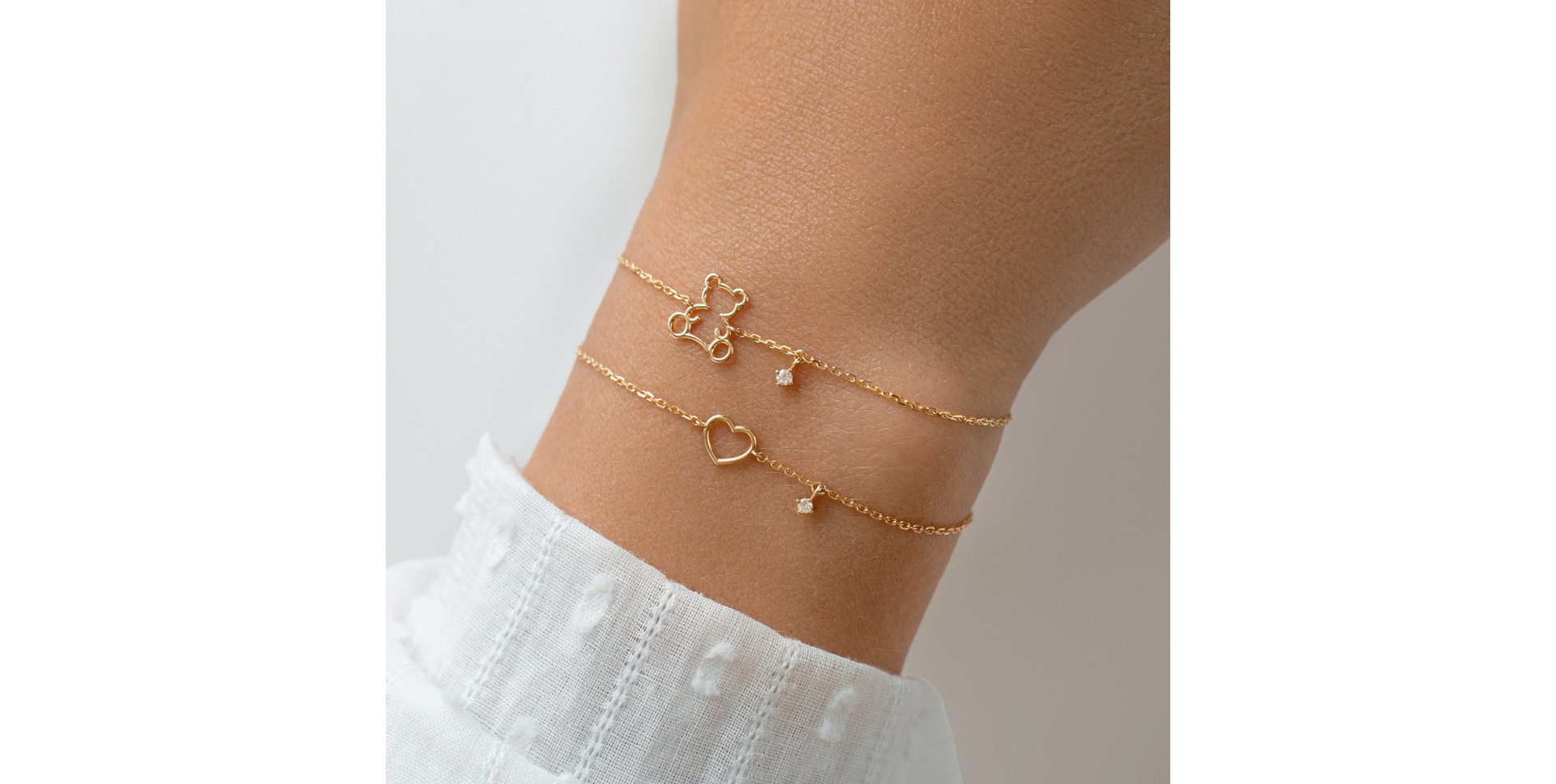 Náramek s diamantem Teddy