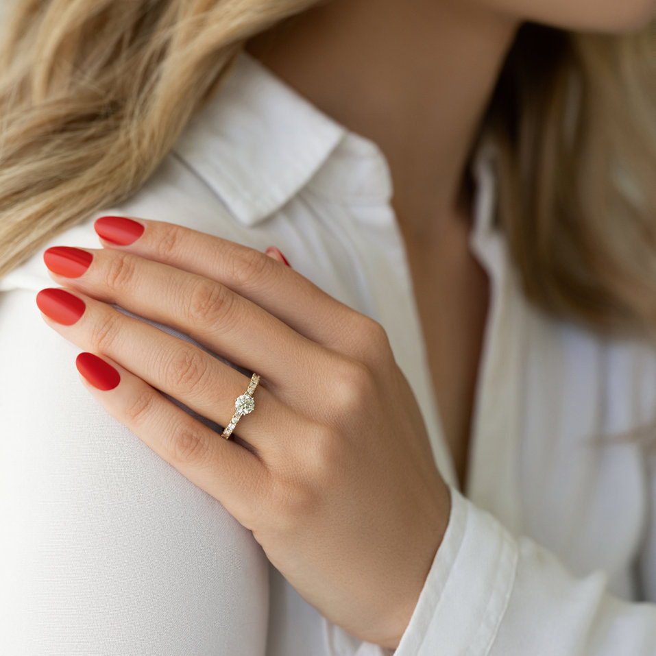 Prsten s diamanty Crystal Vision