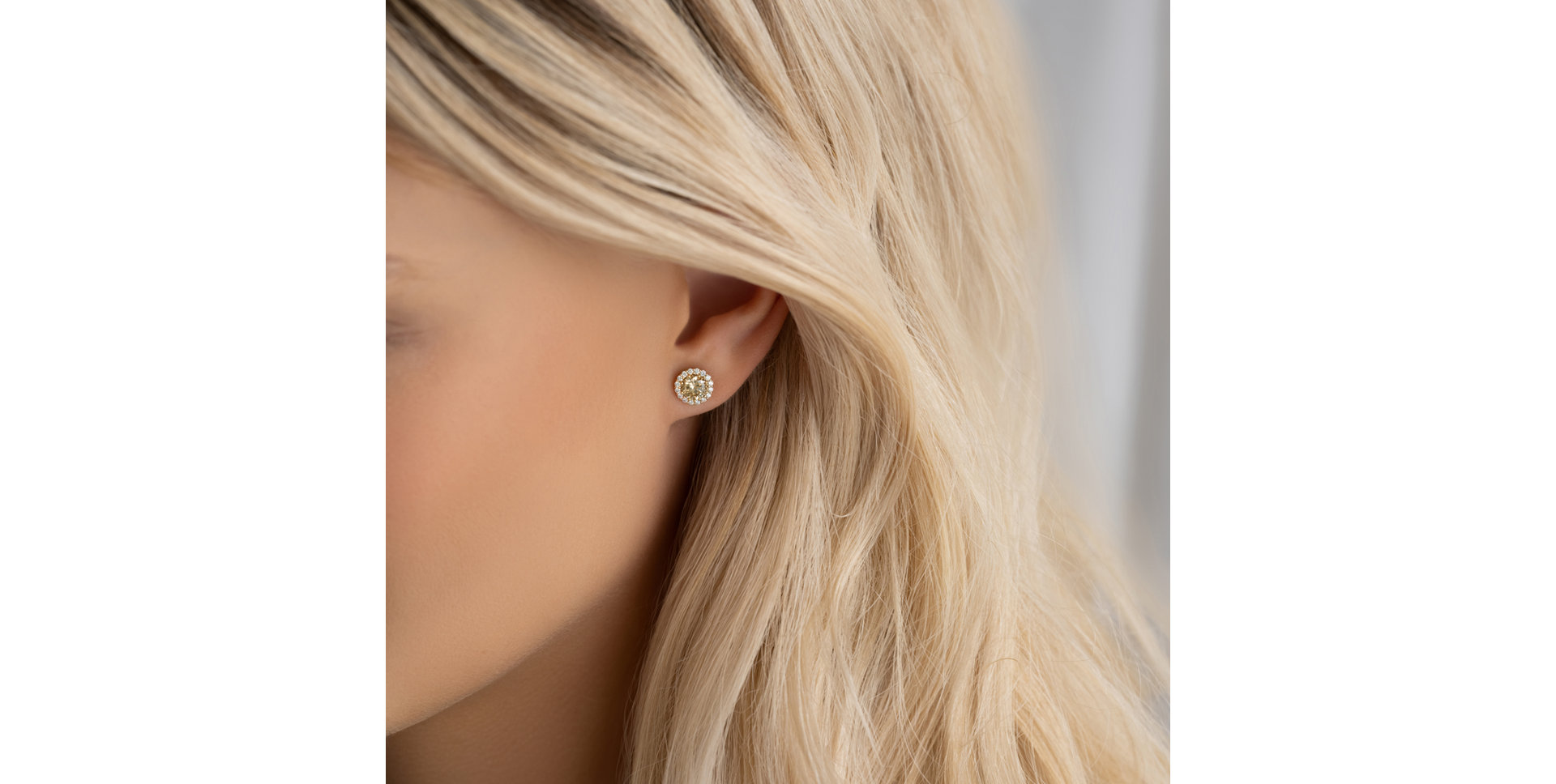 Náušnice s diamanty Desert Light