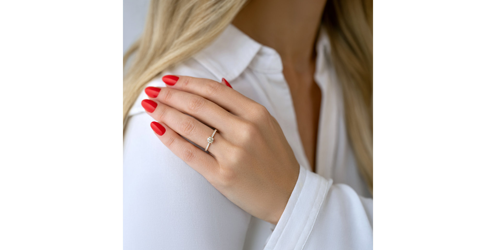 Prsten s diamanty Bronze Radiance