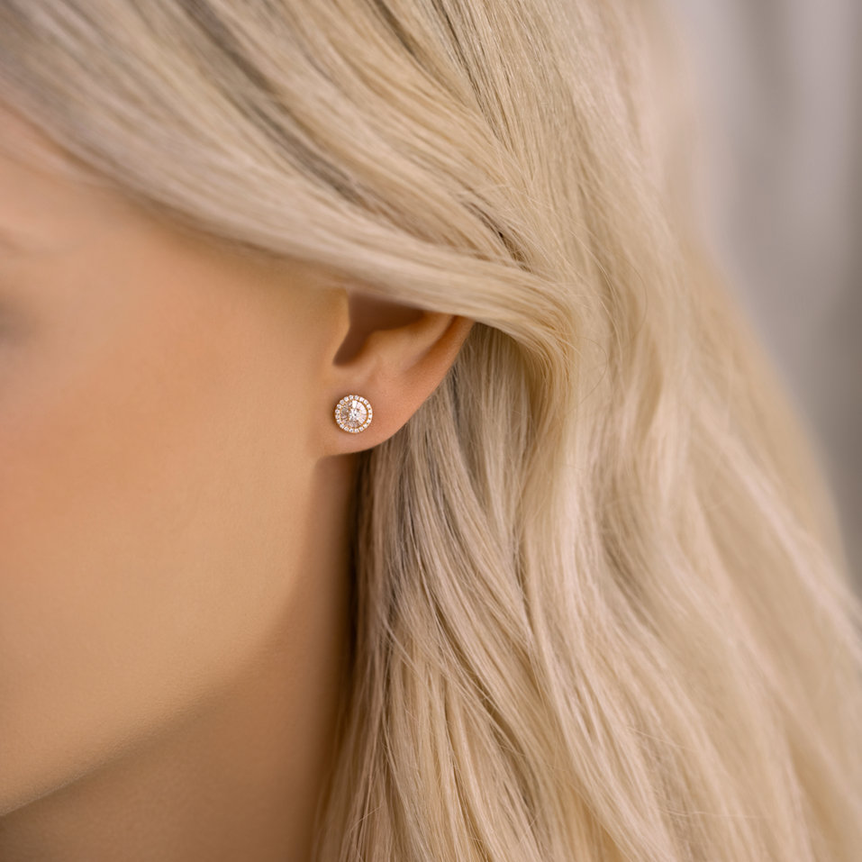 Náušnice s diamanty Solarae