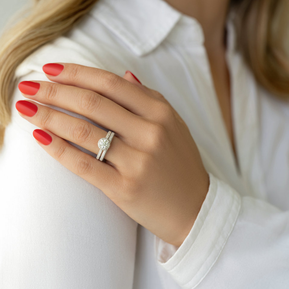 Prsten s diamanty Sandriné