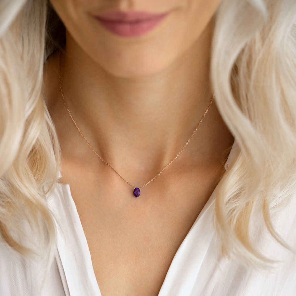 Náhrdelník s rubínem Mystic Abyss