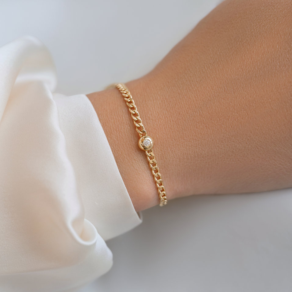 Náramek s diamantem Circle of Clarity