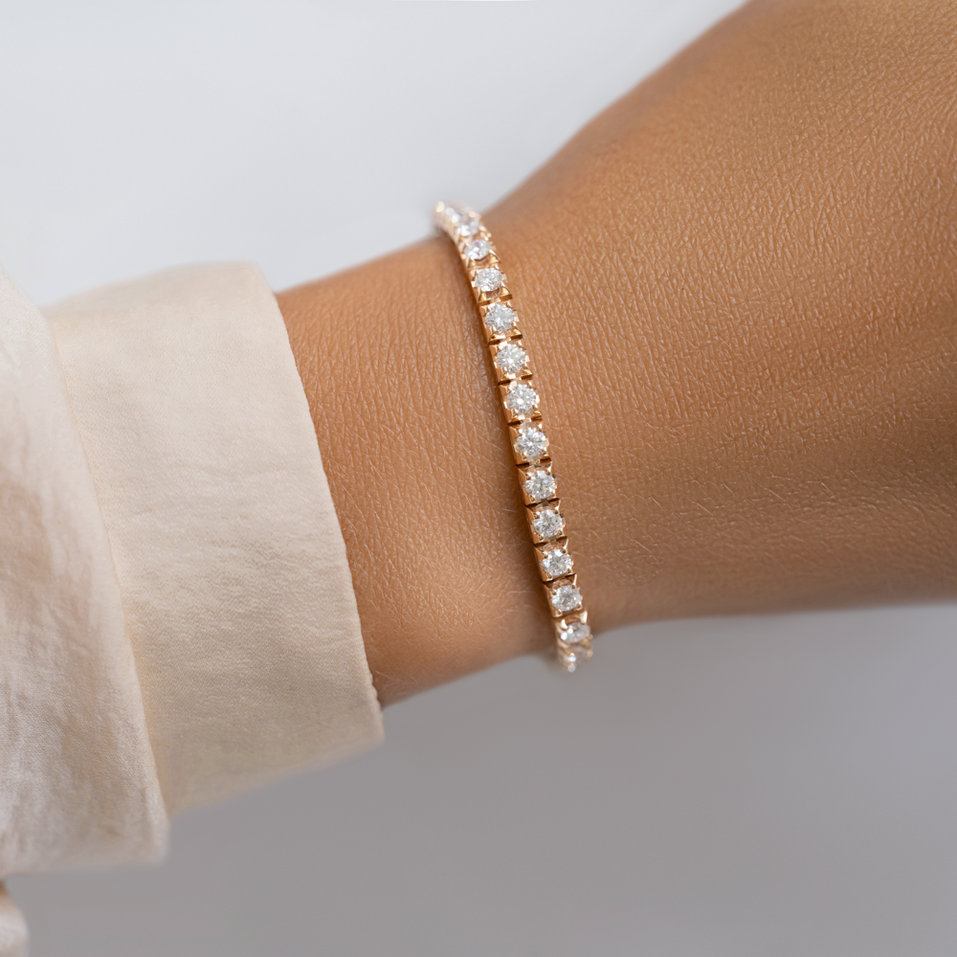 Náramek s diamanty Thanatos