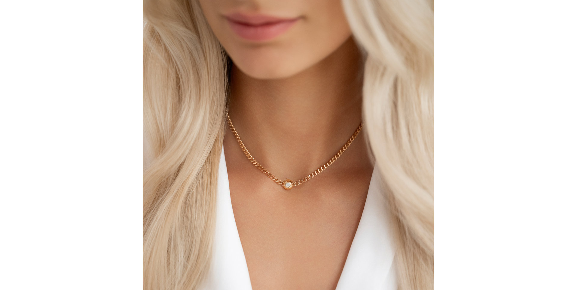 Náhrdelník s diamantem Circle of Clarity