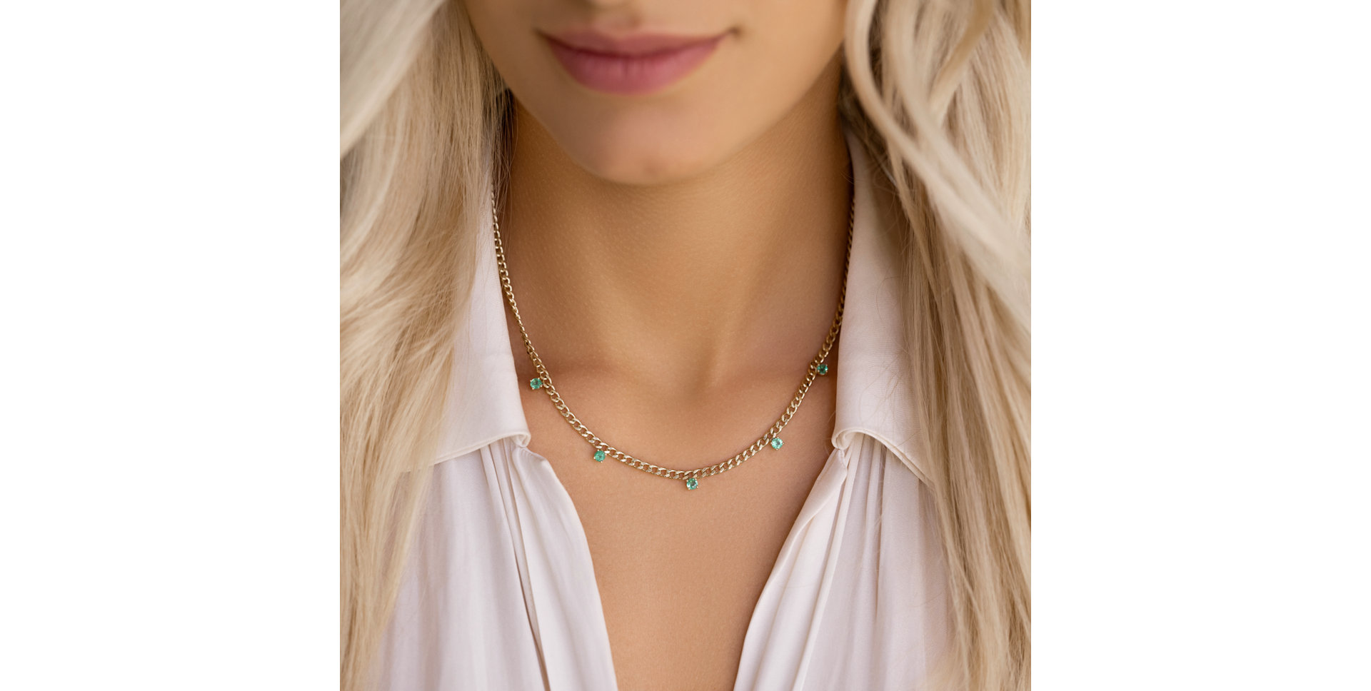 Náhrdelník s rubíny Lucky Raindrops