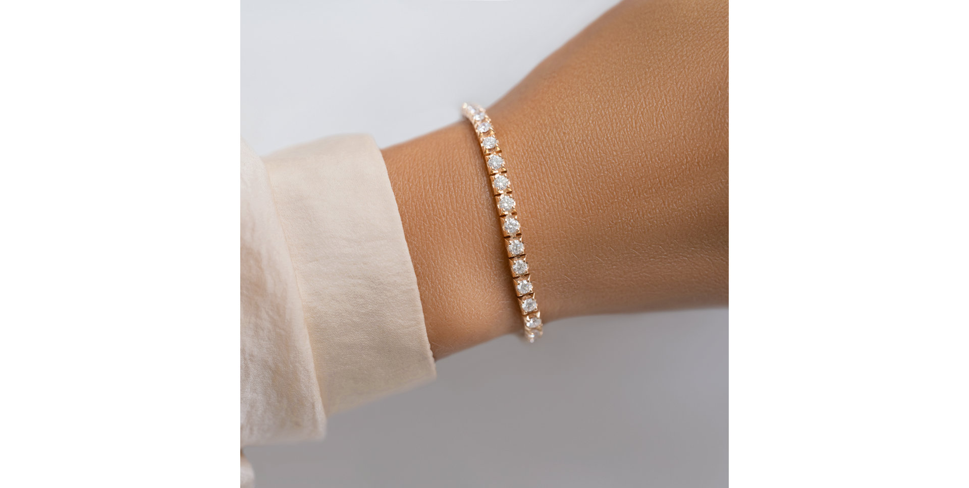 Náramek s diamanty Thanatos