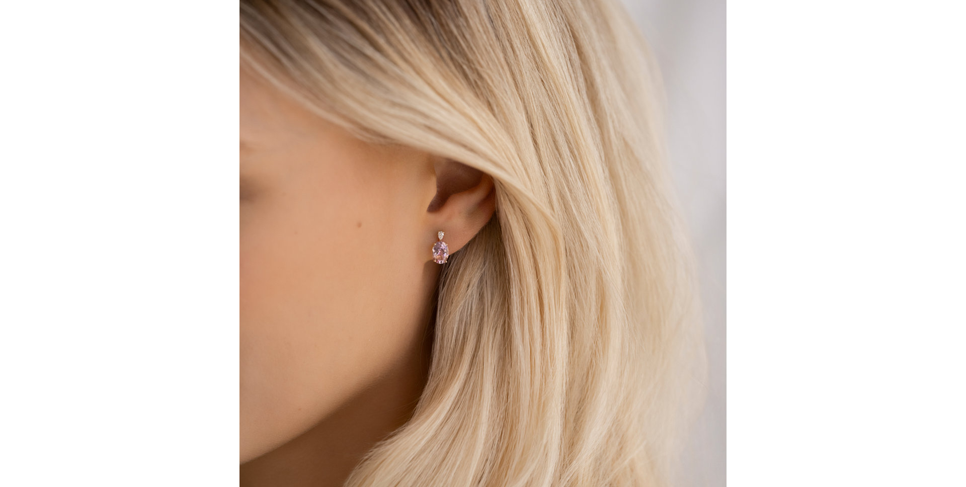 Náušnice s diamanty a turmalínem Royal Aura