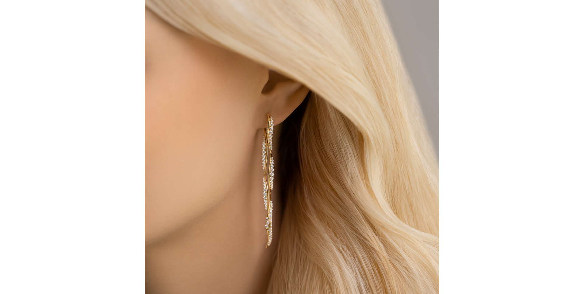 Náušnice s diamanty Misty Falls