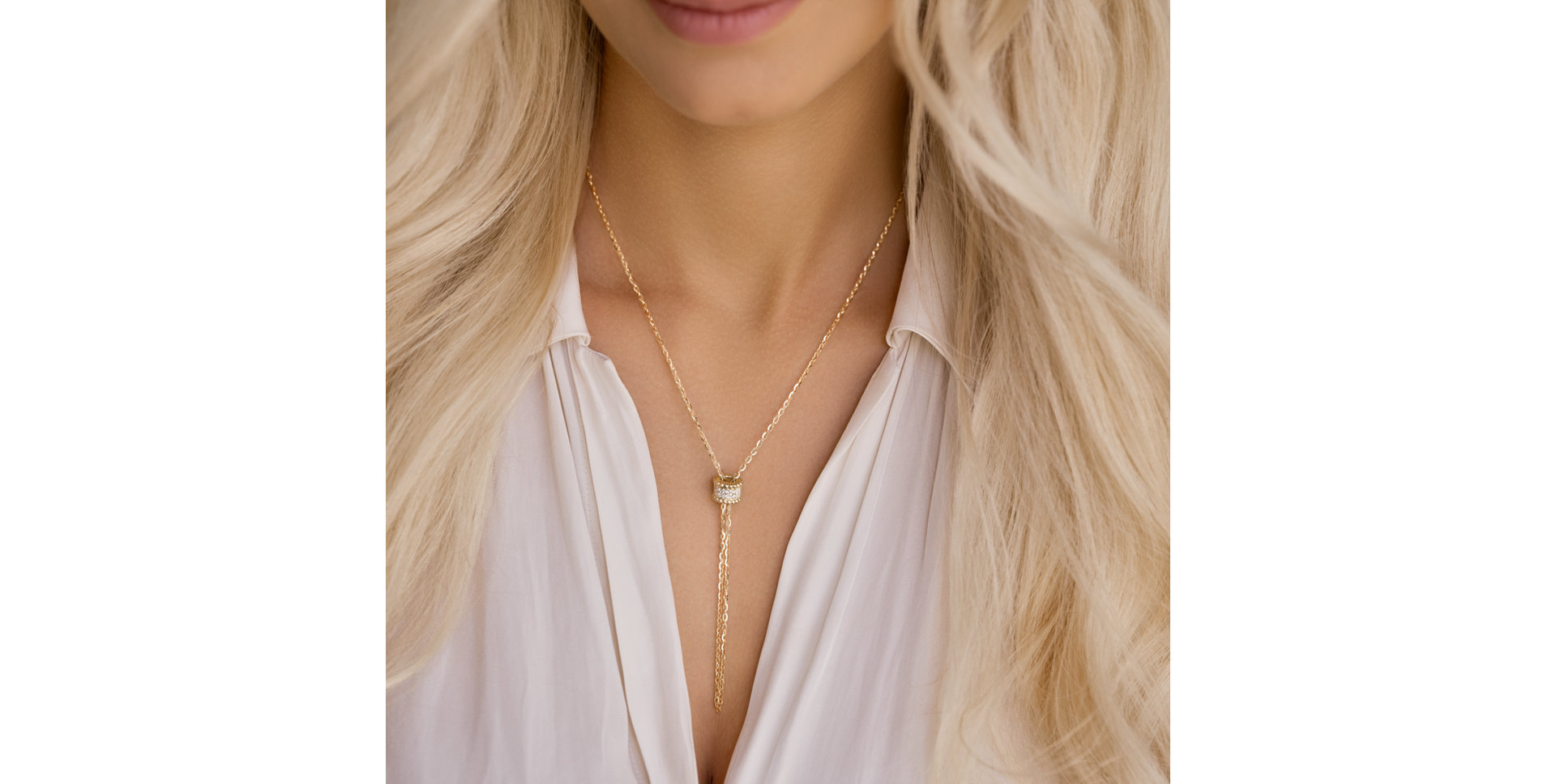 Náhrdelník s diamanty Evia