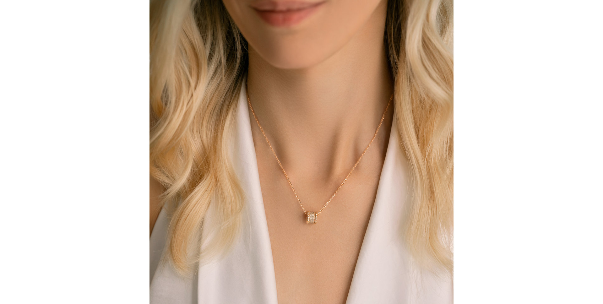 Náhrdelník s diamanty Ebelle