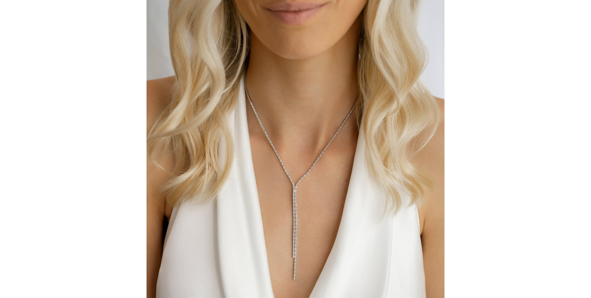 Náušnice s diamanty Luxury Touch