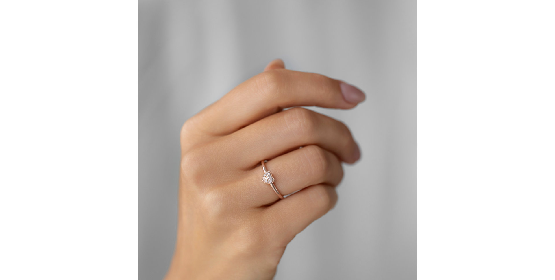 Prsten s diamanty Sparkle Heart