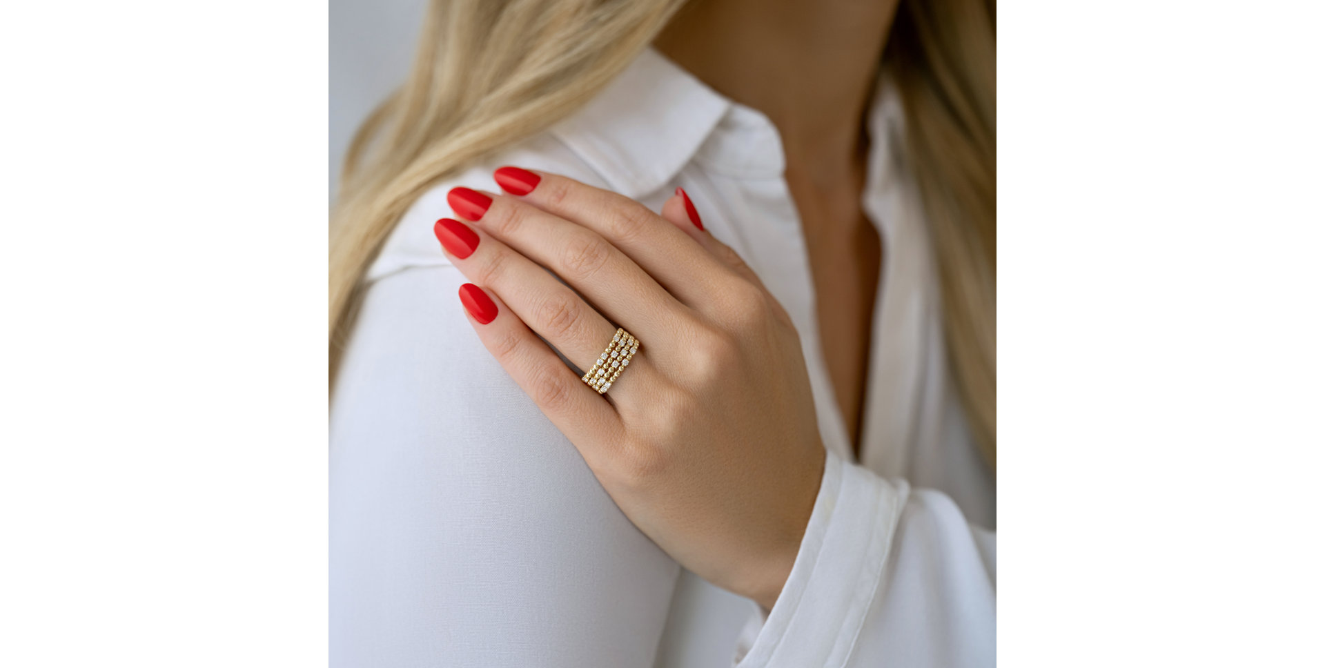 Prsten s diamanty Eladio