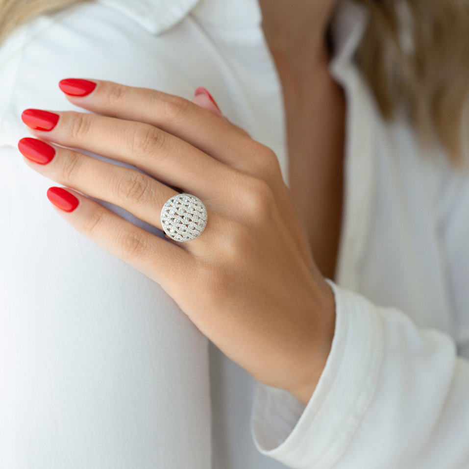 Prsten s diamanty Ava-Grace