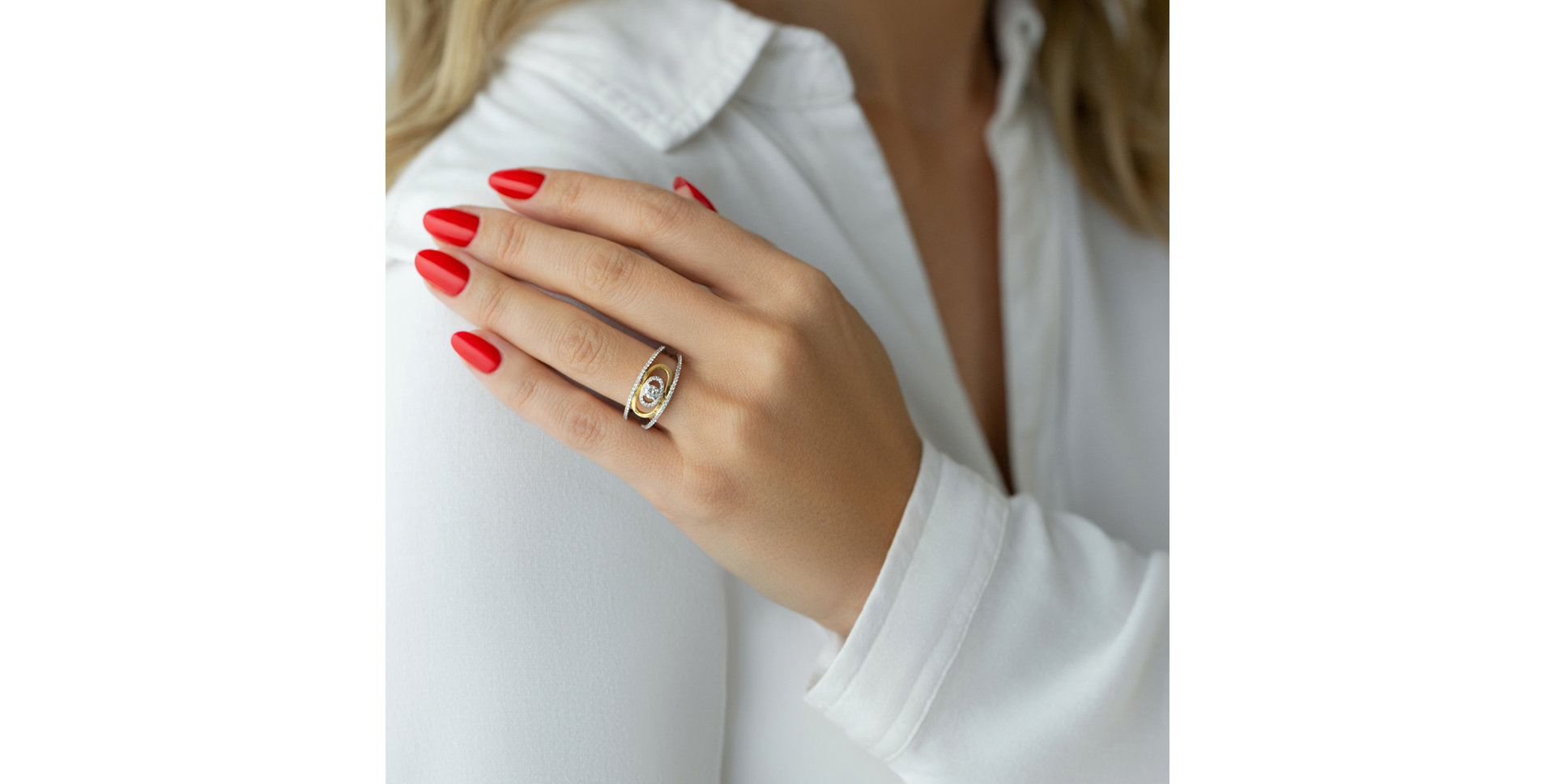 Prsten s diamanty Exlusive Layers