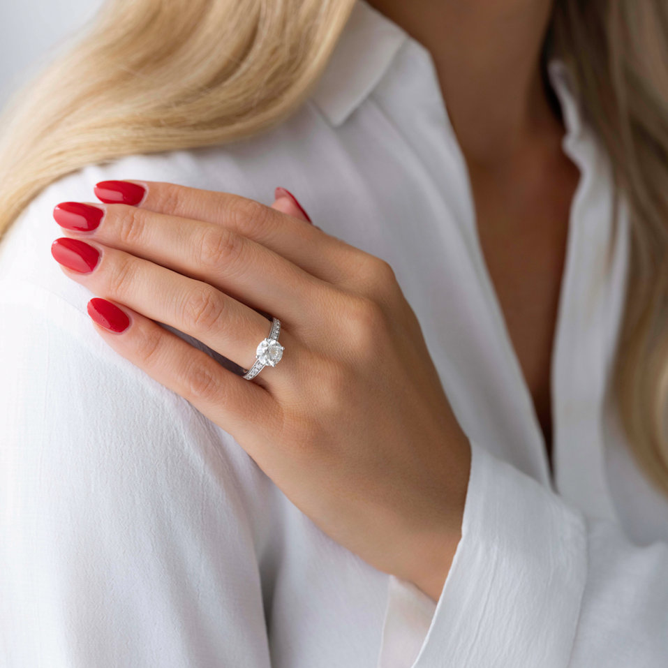 Prsten s diamanty The Yes Ring