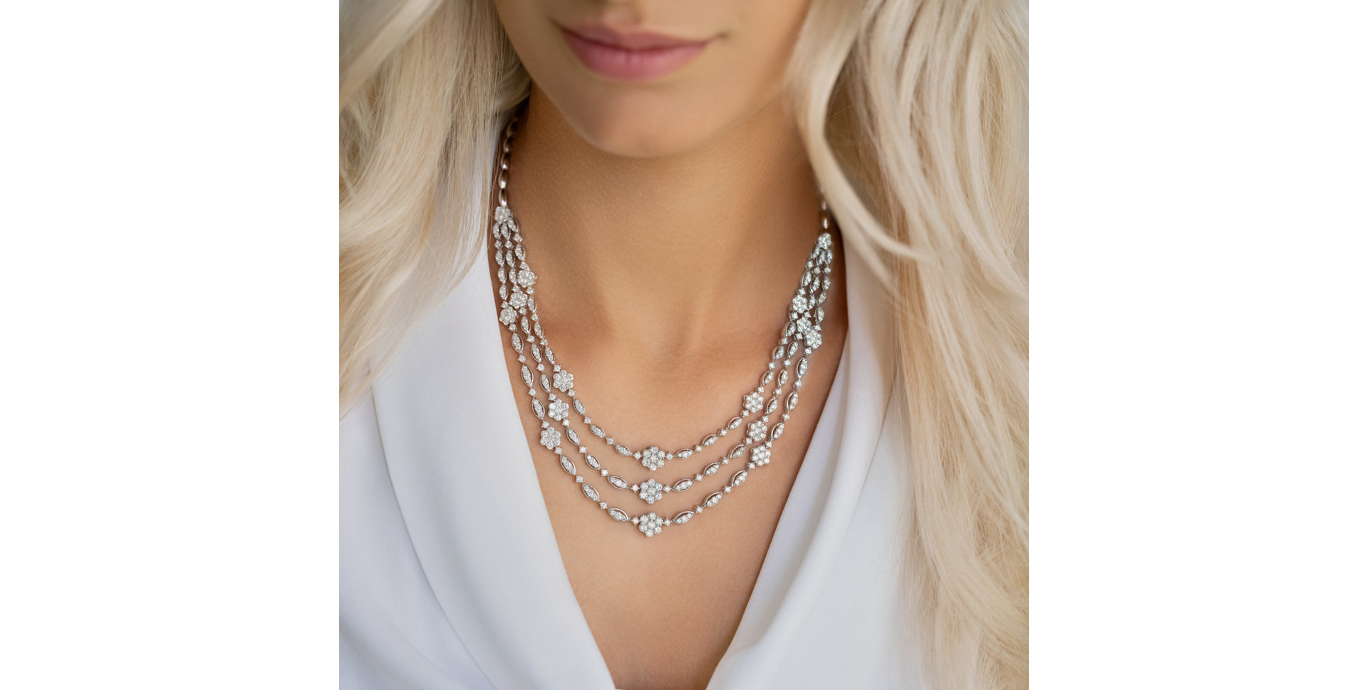 Náhrdelník s diamanty Royal Pride