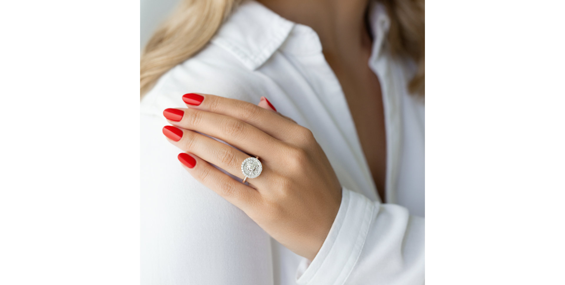 Prsten s diamanty Hugues