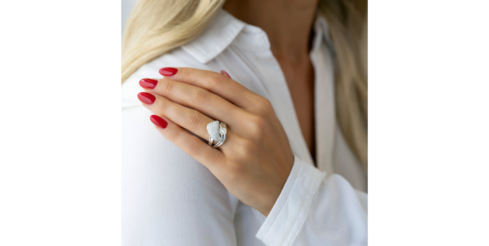 Prsten s diamanty Eclipse of Diamonds